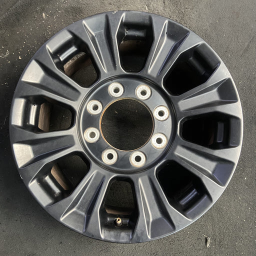 18" FORD F250SD PICKUP 20-22 18x8, aluminum, 8 spoke, black Original OEM Wheel - Additional View