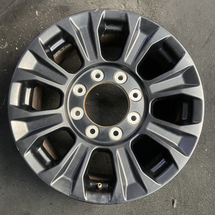 18" FORD F250SD PICKUP 20-22 18x8, aluminum, 8 spoke, black Original OEM Wheel - Additional View