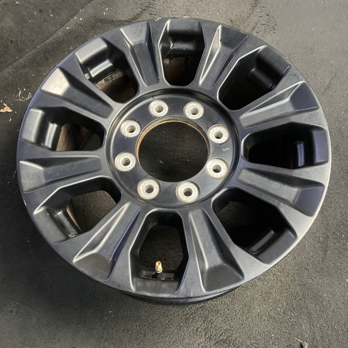 18" FORD F250SD PICKUP 20-22 18x8, aluminum, 8 spoke, black Original OEM Wheel - View 7