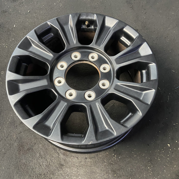 18" FORD F250SD PICKUP 20-22 18x8, aluminum, 8 spoke, black Original OEM Wheel - View 8