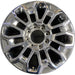 22" SIERRA 2500 PICKUP 25-26 22x8.5, bright chrome Original OEM Wheel Rim - Front View