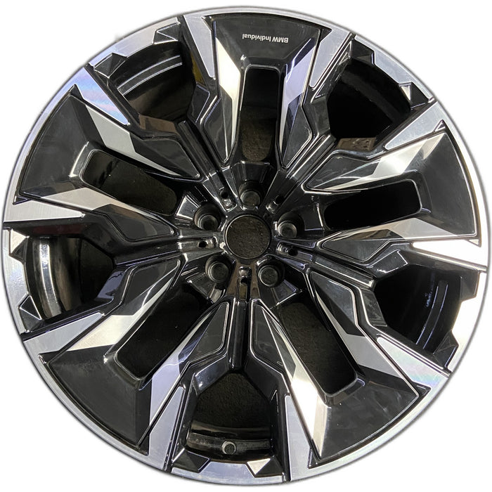 21" 550E 25-26 21x8.5 Original OEM Wheel Rim - Front View