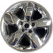 20" DODGE 1500 PICKUP 13 , 20x8, chrome clad Original OEM Wheel Rim - Front View