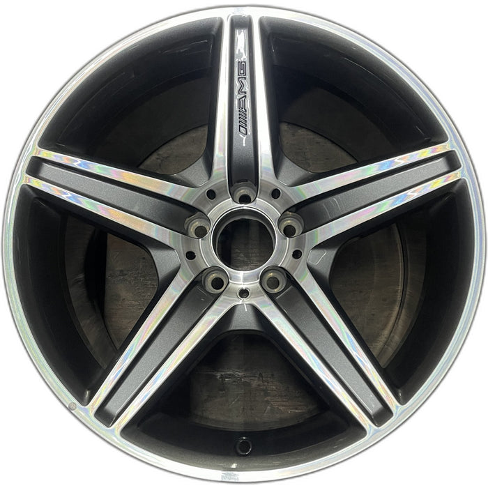 18" MERCEDES CLS-CLASS 08 219 Type; CLS550, 18x9.5, 5 spoke Original OEM Wheel - Front View