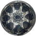 15" VOLVO 40 SERIES 00-03 15x6, alloy, 8 spoke Original OEM Wheel Rim - CHROME - Front View