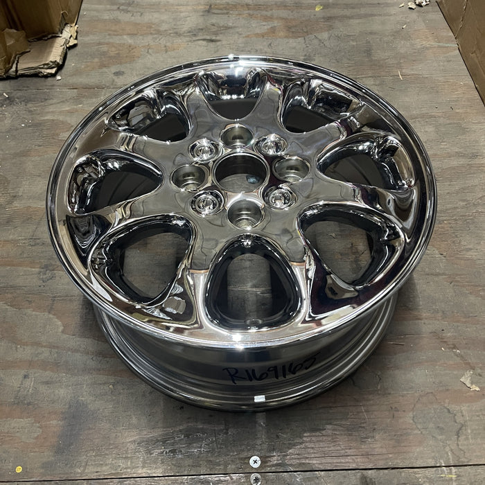 15" VOLVO 40 SERIES 00-03 15x6, alloy, 8 spoke Original OEM Wheel Rim - CHROME - View 7
