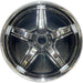 21" MERCEDES GL-CLASS 08-09 164 Type; GL550, 21x10 Original OEM Wheel Rim - Front View