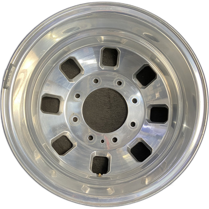 18" SIERRA 3500 PICKUP 24 DRW, 18x6.5, rear, outer Original OEM Wheel Rim - Front View