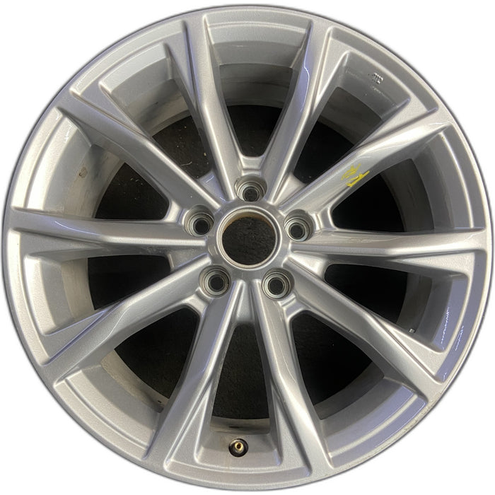 18" CR-V 23-25 18x7.5 , 10 spoke, silver Original OEM Wheel Rim - Front View