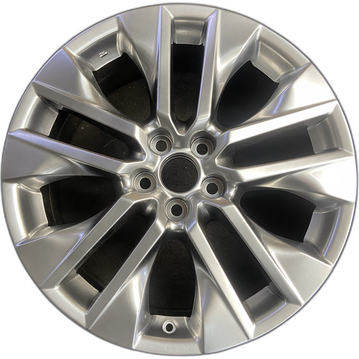 19" RAV4 19-20 19x7.5 , , silver inlay Original OEM Wheel Rim - Front View