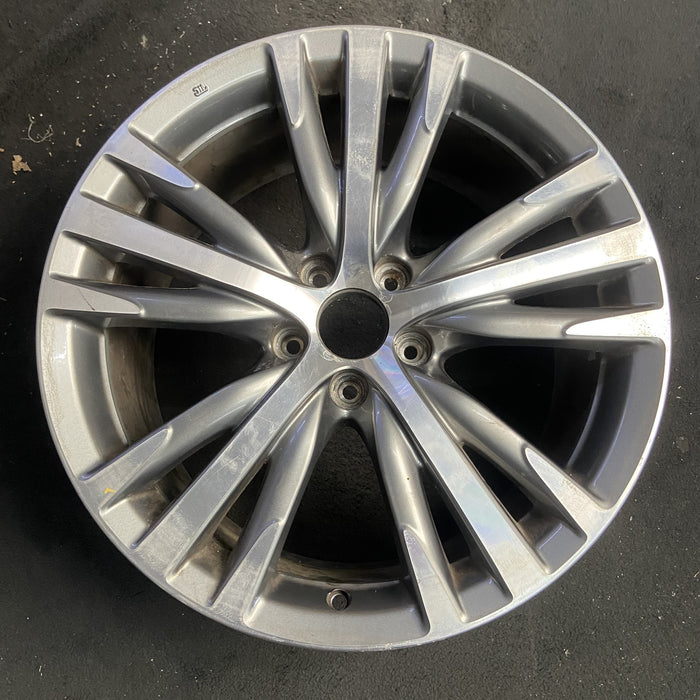 19" INFINITI Q50 18-19 19x8.5 , 15 spoke, alternating V spoke Original OEM - Additional View