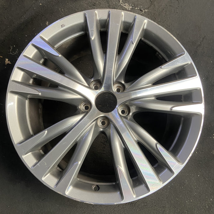 19" INFINITI Q50 18-19 19x8.5 , 15 spoke, alternating V spoke Original OEM - Additional View