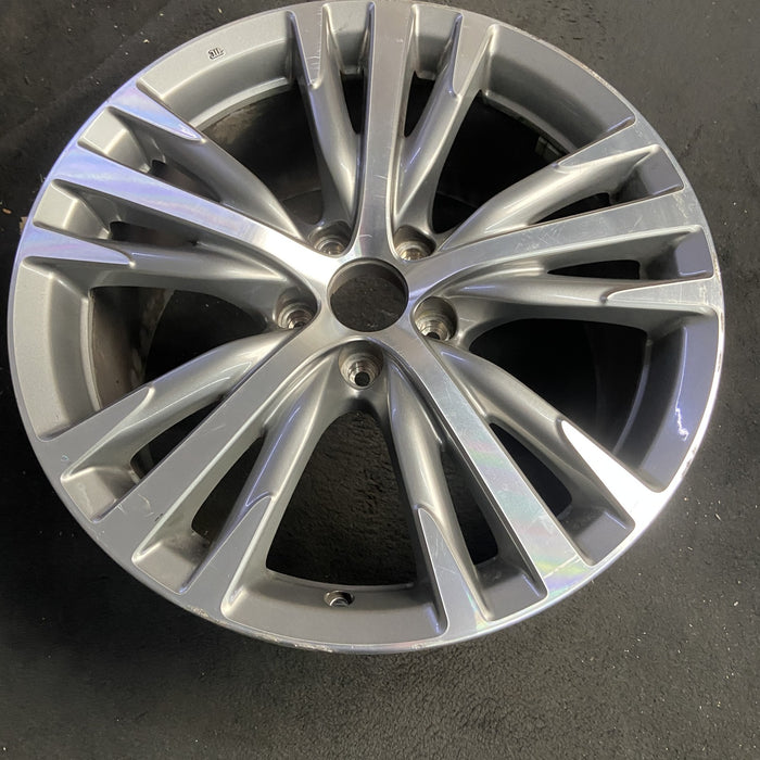 19" INFINITI Q50 18-19 19x8.5 , 15 spoke, alternating V spoke Original OEM - View 7
