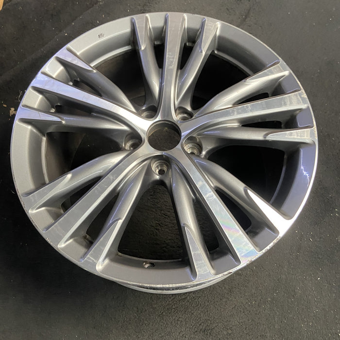 19" INFINITI Q50 18-19 19x8.5 , 15 spoke, alternating V spoke Original OEM - View 7