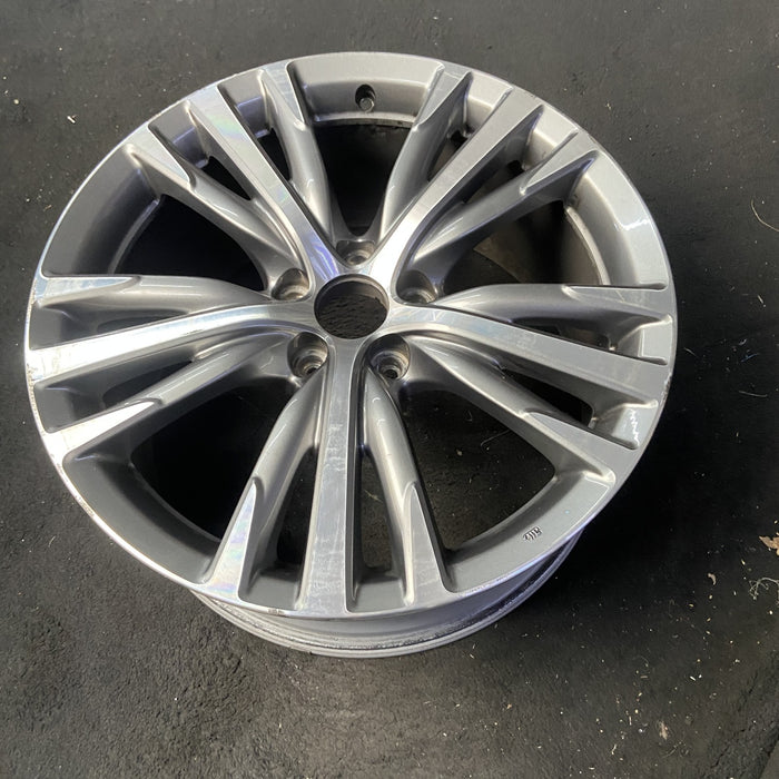 19" INFINITI Q50 18-19 19x8.5 , 15 spoke, alternating V spoke Original OEM - View 8