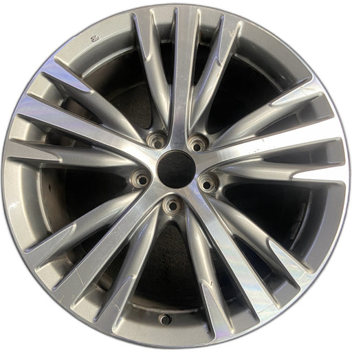 19" INFINITI Q50 18-19 19x8.5 , 15 spoke, alternating V spoke Original OEM - Front View