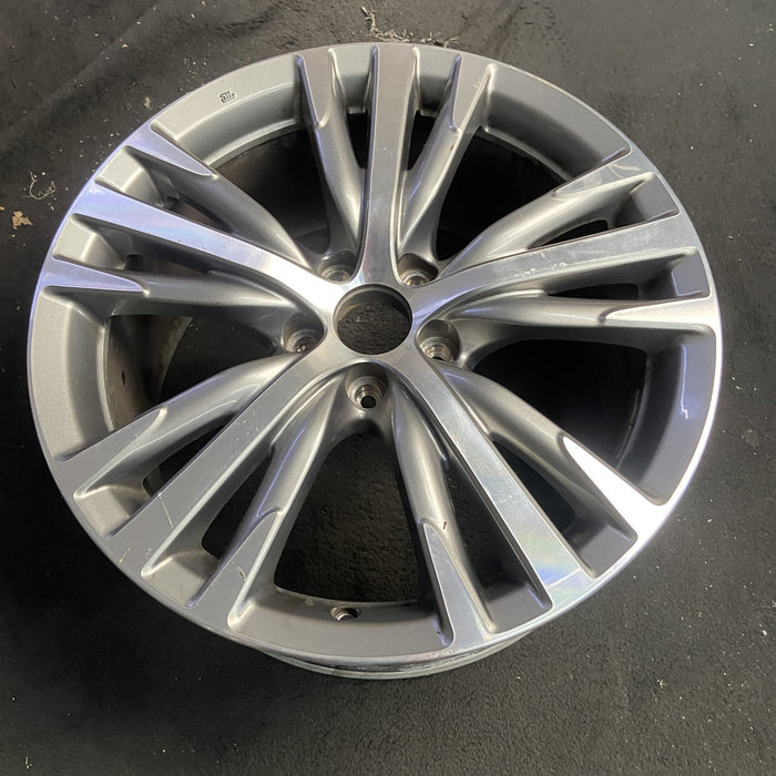 19" INFINITI Q50 18-19 19x8.5 , 15 spoke, alternating V spoke Original OEM - View 7
