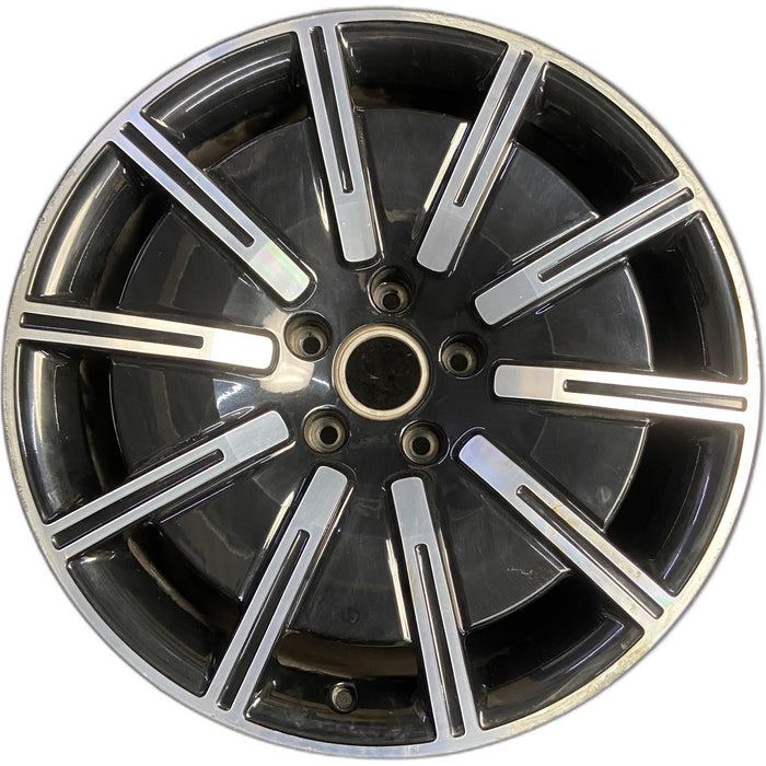 20" PORSCHE TAYCAN 20-21 20x11, 10 spoke Original OEM Wheel Rim - Front View