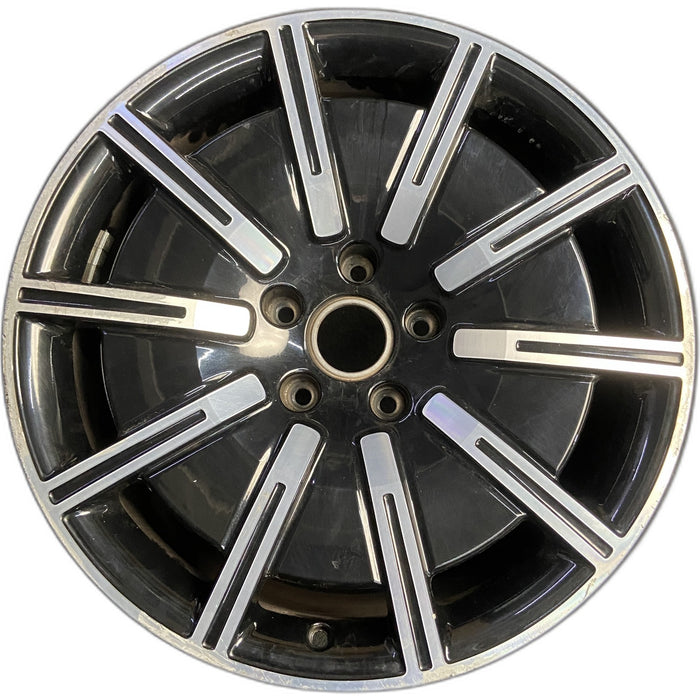 20" PORSCHE TAYCAN 20-21 20x11, 10 spoke Original OEM Wheel Rim - Front View