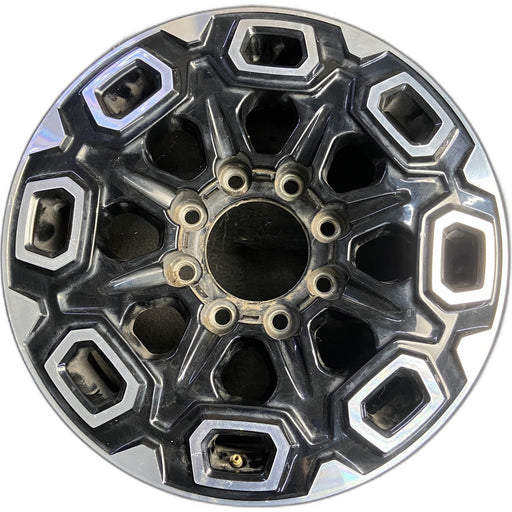 20" SIERRA 2500 PICKUP 22-26 20x8.5, 16 hole, machined black Original OEM Wheel - Front View