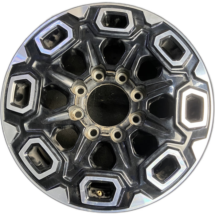 20" SIERRA 2500 PICKUP 22-26 20x8.5, 16 hole, machined black Original OEM Wheel - Front View