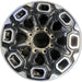 20" SIERRA 2500 PICKUP 22-26 20x8.5, 16 hole, machined black Original OEM Wheel - Front View