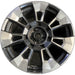 23" XM 23-25 23x10, black Original OEM Wheel Rim - Front View