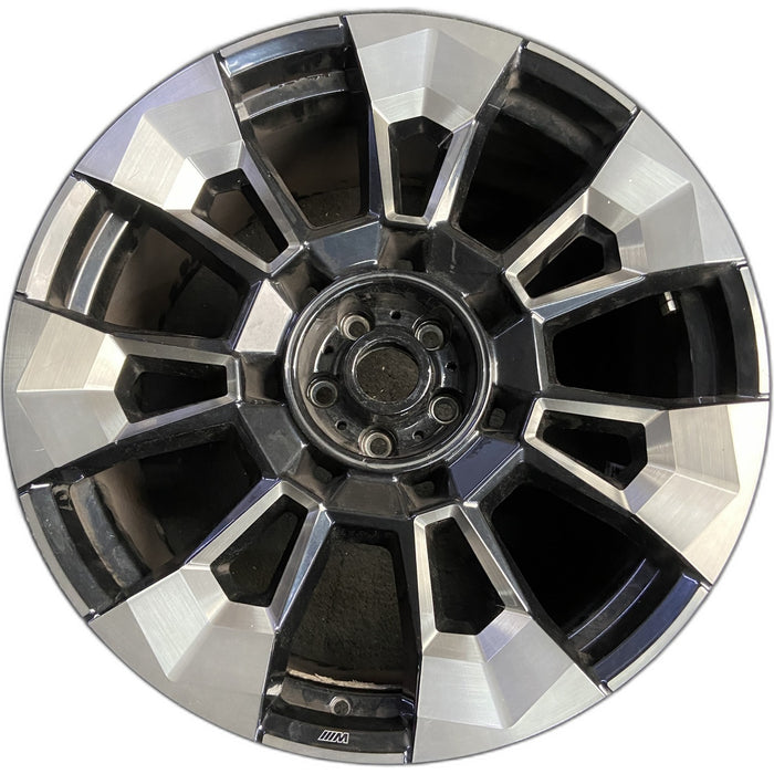 23" XM 23-25 23x11, black Original OEM Wheel Rim - Front View