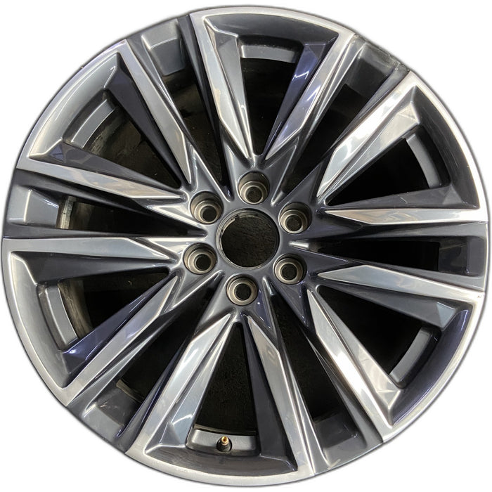 22" ESCALADE 21-23 22x9, 12 spoke, opt SMD Original OEM Wheel Rim - Front View