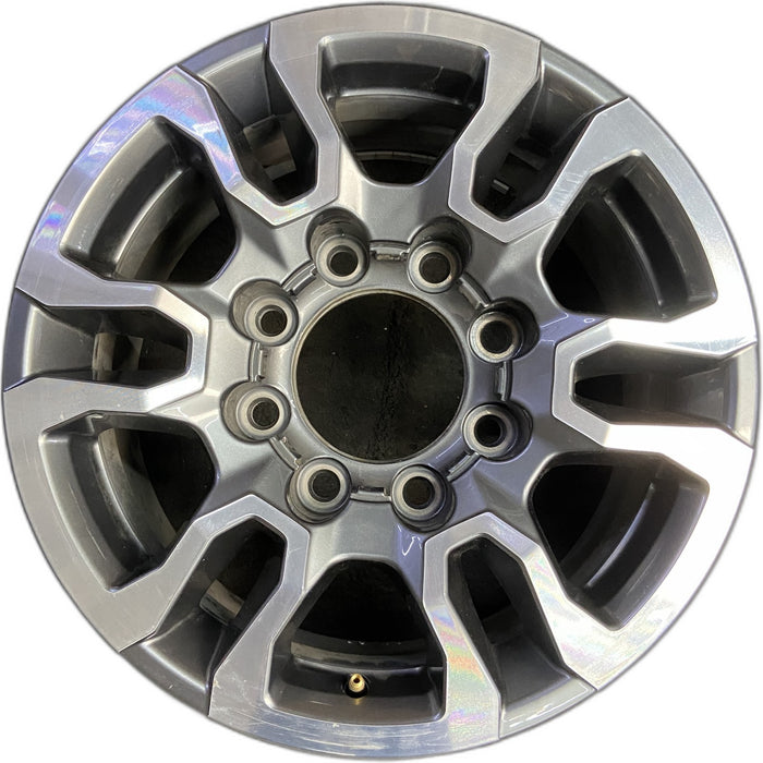 18" SIERRA 2500 PICKUP 20-23 18x8, aluminum Original OEM Wheel Rim - Front View