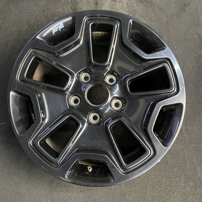 17" WRANGLER 14 17x7.5, 10 slot, w/o machined accent; gloss black Original OEM - Additional View