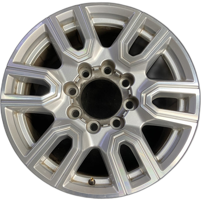 20" SIERRA 2500 PICKUP 20 20x8.5, 12 spoke , silver Original OEM Wheel Rim - Front View
