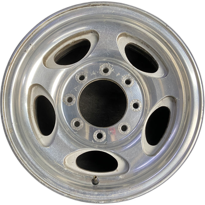 16" EXCURSION 00-05 , aluminum, 5 oval openings Original OEM Wheel Rim - Front View