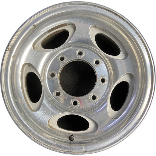 16" EXCURSION 00-05 , aluminum, 5 oval openings Original OEM Wheel Rim - Front View