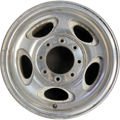 16" EXCURSION 00-05 , aluminum, 5 oval openings Original OEM Wheel Rim - Front View
