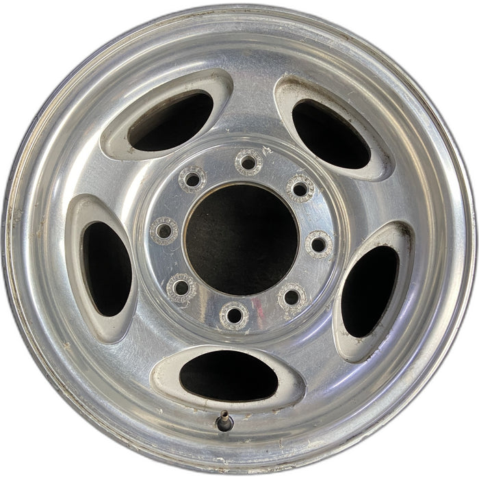 16" EXCURSION 00-05 , aluminum, 5 oval openings Original OEM Wheel Rim - Front View