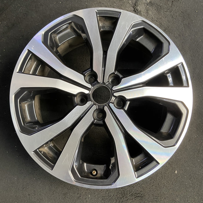 18" FORESTER 19 18x7 , w/machined face, 5 V spoke Original OEM Wheel Rim - Additional View