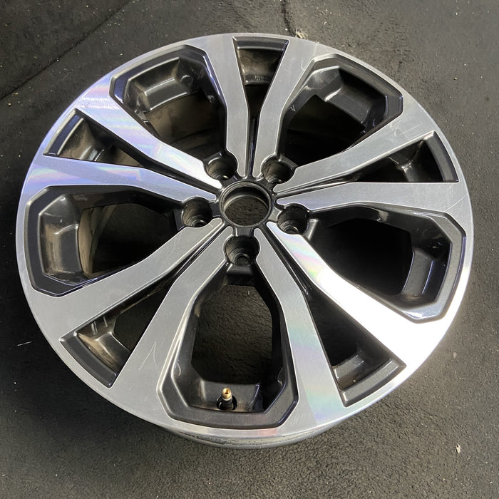 18" FORESTER 19 18x7 , w/machined face, 5 V spoke Original OEM Wheel Rim - View 7