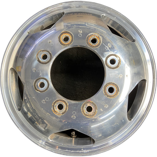 17" SIERRA 3500 PICKUP 11-17 DRW, , forged polished aluminum , front Original - Front View