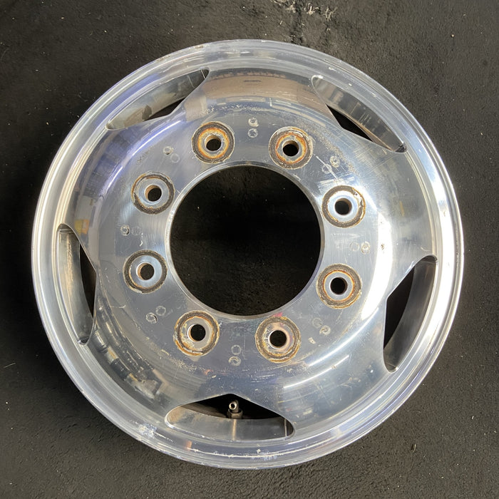 17" SIERRA 3500 PICKUP 11-17 DRW, , forged polished aluminum , front Original - Additional View