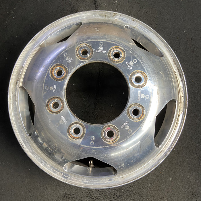 17" SIERRA 3500 PICKUP 11-17 DRW, , forged polished aluminum , front Original - Additional View