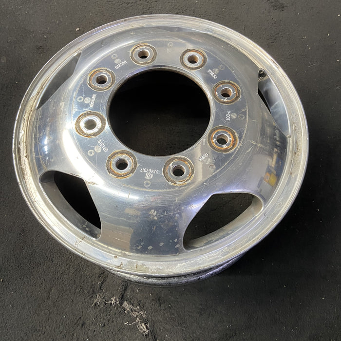 17" SIERRA 3500 PICKUP 11-17 DRW, , forged polished aluminum , front Original - View 8