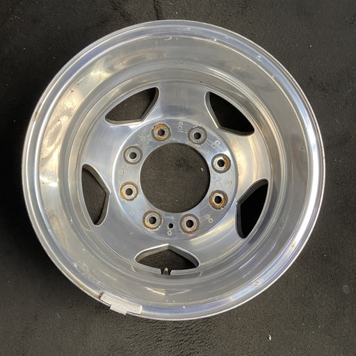 17" SIERRA 3500 PICKUP 11-17 DRW, , forged polished aluminum , rear, outer - Additional View