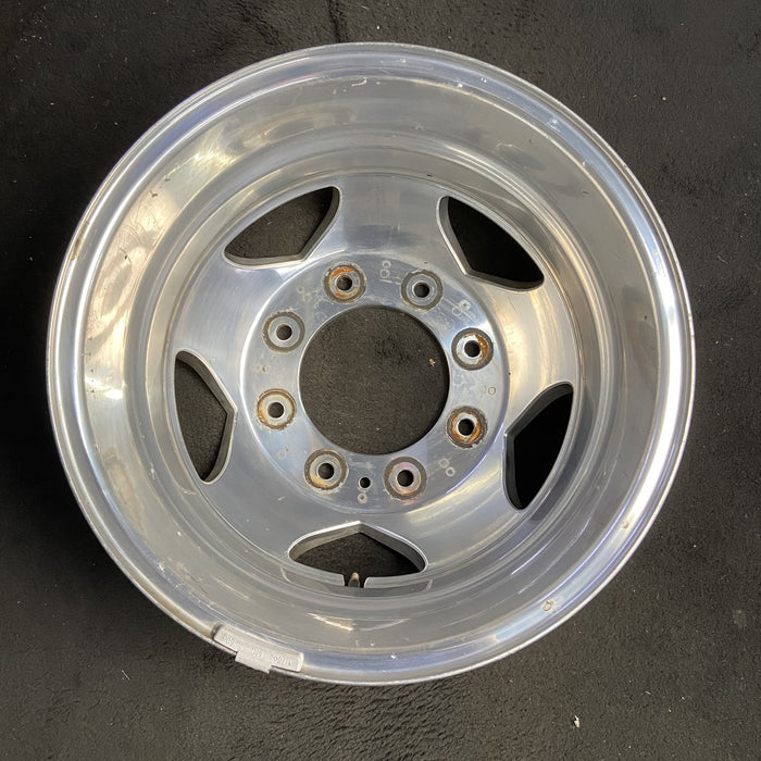 17" SIERRA 3500 PICKUP 11-17 DRW, , forged polished aluminum , rear, outer - Additional View