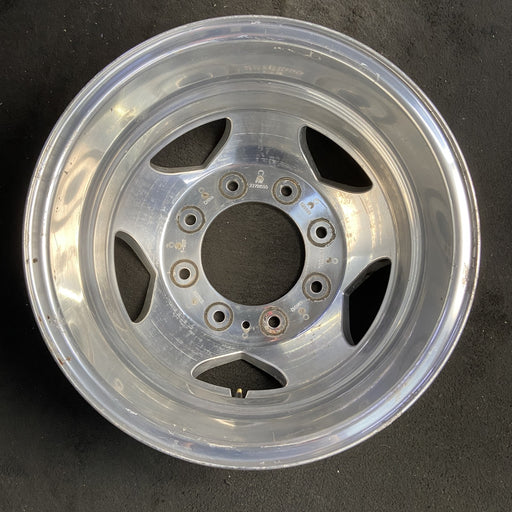 17" SIERRA 3500 PICKUP 11-17 DRW, , forged polished aluminum , rear, outer - Additional View