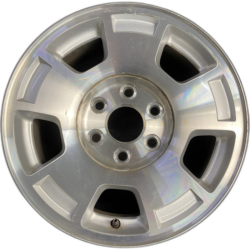 17" AVALANCHE 1500 07-10 17x7.5", aluminum, , single groove in each spoke - Front View