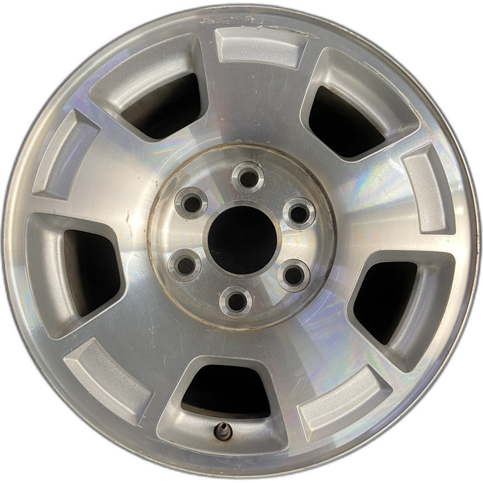 17" AVALANCHE 1500 07-10 17x7.5", aluminum, , single groove in each spoke - Front View