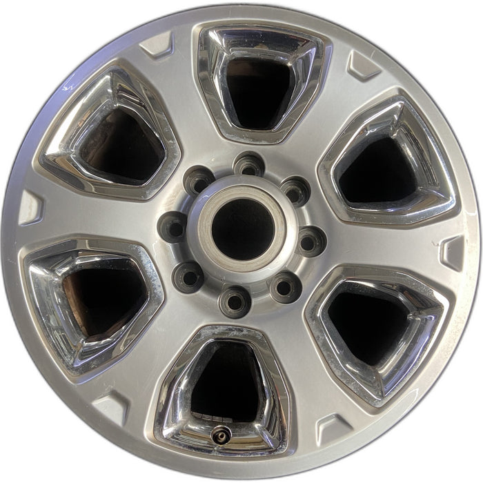 20" DODGE 2500 PICKUP 14 20x8, 6 spoke, w/chrome inserts Original OEM Wheel Rim - Front View