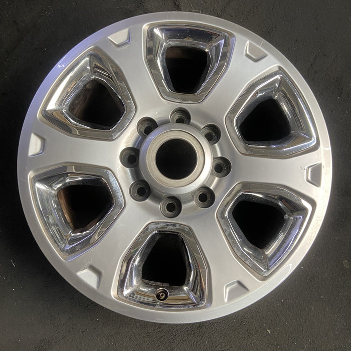 20" DODGE 2500 PICKUP 14 20x8, 6 spoke, w/chrome inserts Original OEM Wheel Rim - Additional View