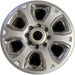 20" DODGE 2500 PICKUP 14 20x8, 6 spoke, w/chrome inserts Original OEM Wheel Rim - Front View